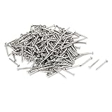 Material: metal sourcingmap® Tapicería de muebles para el hogar una chincheta Clavo Tachuela Tono Plata 3mm x 17mm 300pcs