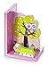 Wooden 3D Pink Owl Themed Children's Bookends for Girls Nursery or Bedroom