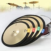 OriGlam 4 Pieces Drum Muffler Practice Muffler Muffler Muffler Cymbal Muffler Drum Circle Mufflers (14,16,18,20 inch)