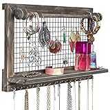 NUNCA VUELVAS A PERDER UNA PIEZA DE JOYERÍA:  Organización sin esfuerzo para tus pendientes, collares, pulseras y accesorios. Mantiene todas tus joyas en un solo lugar.