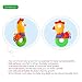 LALABABY Baby Early Education Toys Chick Rattles Soft Cloth Hand Ringing Toy
