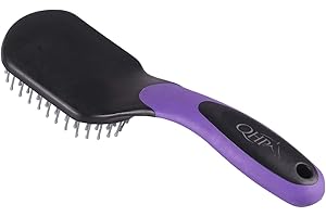 QHP B.V. Caseeto Cepillo de cola y melena (morado) – Cepillo de pelo para adultos y adolescentes, unisex, para todo tipo de cabello