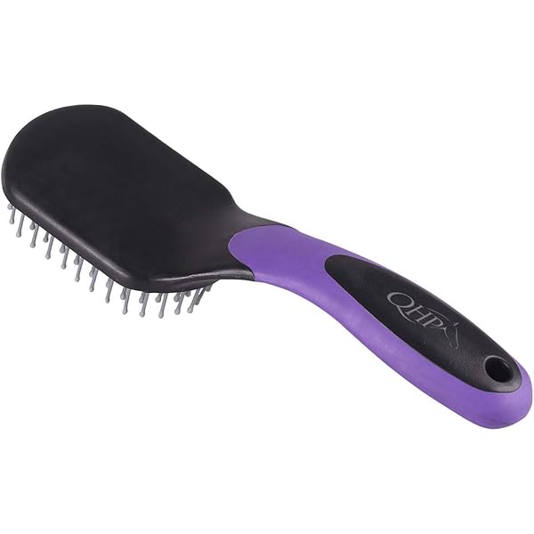 Brosse Professionnelle Pour Queue De Cheval - Brosse De Toilettage Pour Cheval - Main Humanisée Avec Poignée Humanisée - Brosse De Massage Pour Cheval - Brosse En Crin De Cheval - Peigne