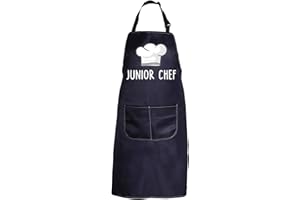 PXTIDY Junior Chef Apron - Cooking Apron for Young Chefs and Junior Bakers