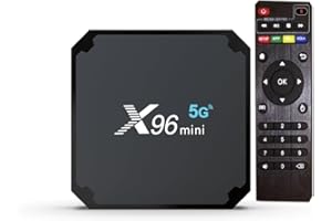 VHXSIN X96mini 5G boitier Android TV - Smart TV Box Android 4K Lecteur Multimedia X96 Mini 5G 2GB/16GB boitier TV Streamers smarters Pro