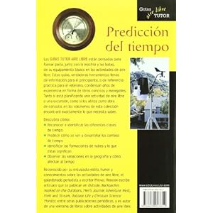 PREDICCIÓN DEL TIEMPO. GUÍAS TUTOR AIRE LIBRE (Guias Aire Libre)