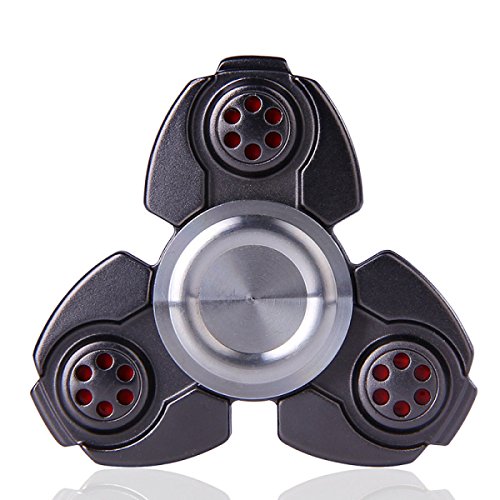 YIHANG @ Fidget Spinner Triangle Clover Finger Fingertip Gyroscope Ceramic Bearings Finger Decompression Toys,Black YIHANG @ Fidget Spinner Triangle Clover Finger Fingertip Gyroscope Ceramic Bearings Finger Decompression Toys,Black