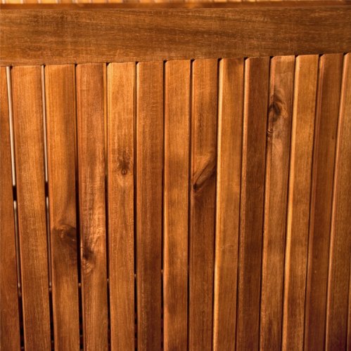 Hartholz Auflagenbox Akazie / 120x58x55cm - 4