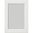 Ikea Plastic Fiskbo Rectangular Shape Wall Mount Frame, White10X15 Cm (4X6)(Pack Of 2)
