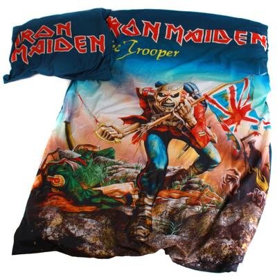Unbekannt Iron Maiden BLIM1 Bettwäsche, Baumwolle, 135 x 200 x 1 cm Juego de Cama algodón, 35 x 27 x 3.5 cm, 2 Unidades