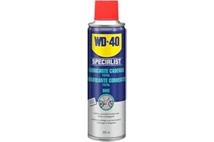 WD-40 Bike- Lubricante de Cadenas de Bicicleta para Todo Tipo de Condiciones y Ambientes- Spray 250ml