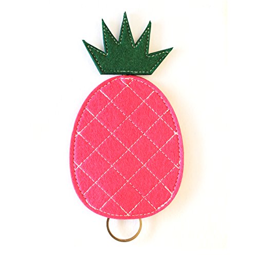 Preisvergleich Produktbild Lucky Sign Ananas Schlüsselhülle Vorhänge Kinderzimmer (Weinrot)