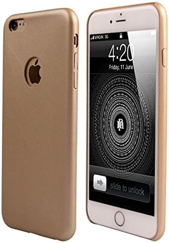 iPhone 6 Plus Case, Oceanwin Superior Ultra Slim PU [Build In Stand] Shock Resistant Ultra Lightweight For iPhone 6S Plus case (5.5 inches) Gold