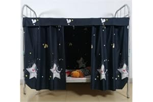 BAO CORE Bettvorhang Hochbett Etagenbett Schlafsaal Mid-Sleeper Bett Zelt Vorhang Tuch Baldachin Verbreitung Blackout Vorhänge Staubdicht Moskito Schutz Bildschirm Net Studentenwohnmein Moskitonetz