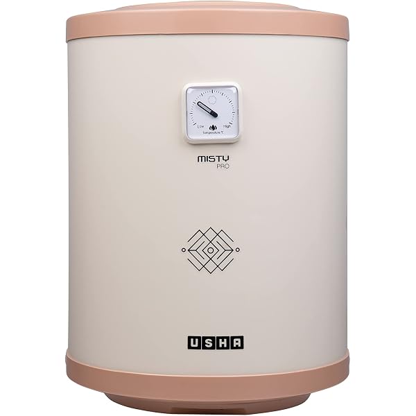 Buy Usha Misty Pro 25 Litre 5 Star Storage Water Heater (Ivory Gold), Wall  Mounting Online at Low Prices in India - Amazon.in