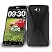 Produktbild LG G-PAD PRO LITE Silikonhülle in SCHWARZ von Cadorabo - X-Line Design TPU Schutzhülle für LG G-PAD PRO LITE – Handyhülle Bumper Case Backcover in OXID SCHWARZ