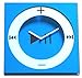 Produktbild Wanduhr iPod Nano Deko Uhr Wand Uhren Blau Weiß Analog Mp3 Player Design