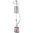 Rmoutf 1800W Vertical Clothes Garment Steamer, Height Adjustable Steamer Built-in Ironing Board, 40 Second Heating Household ＆ Commercial Steam Irons, BMD190