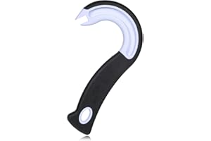 BOHUIZ Easy Open Ring Pull Can Opener, J Hook Easy Grip Opener Non-Slip Handy Ring Pull Openers Tool for Cans Soda Beer Tin Cat Food Ideal for Seniors Children Weak Hands