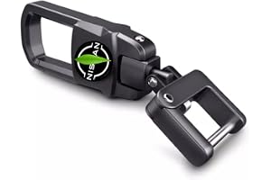 Greenworld black Color Car Key Fob Key Chain Heavy Duty Keychain for Niss-an Magnite/Kicks And All Niss-an Model With New Niss-an Logo (Black) | Metal