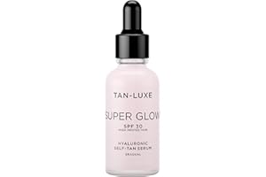 TAN-LUXE Tan Luxe SUPER GLOW Siero autoabbronzante, SPF 30 (30 ml) Cura della pelle autoabbronzante, cruelty free e vegano