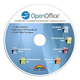Open Office Edition CD DVD 100% kompatibel zu Microsoft� Word� und Excel� -f�r Windows 10-8-7-Vista-XP - 