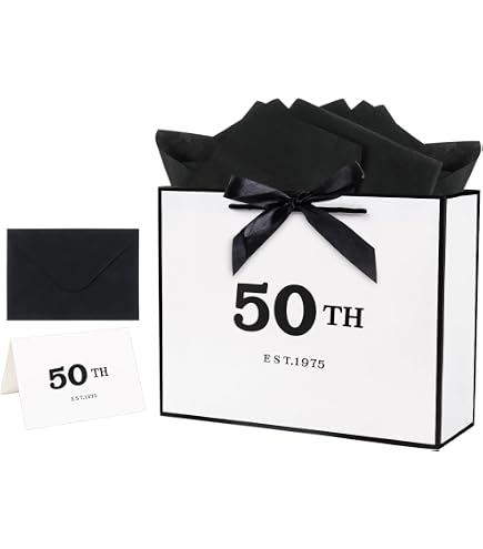 Schwarz Gold Papier Geschenktasche 40. Geburtstag, Geschenktasche Mit Seidenband, 32 X 25 X 11 Cm Größe Geschenktüte Mit Karte & Perlgaze, Happy 40th Birthday Geschenktüte, Geschenkbeutel Frau Mann