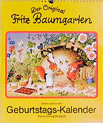 Der Original Fritz Baumgarten Geburtstagskalender: Immerwährender Geburtstagskalender
