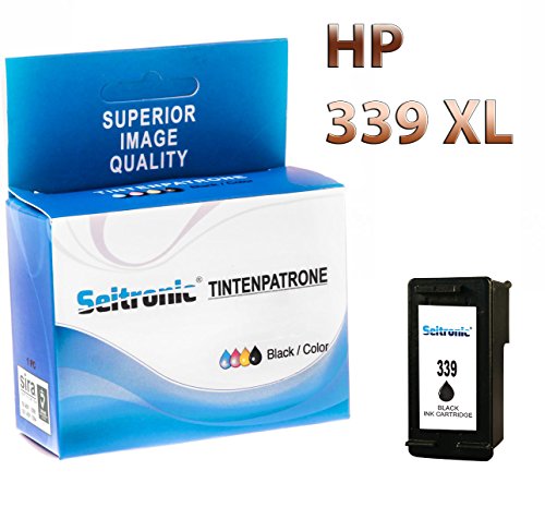 Preisvergleich Produktbild 1x Drucker Patrone Seitronic für HP 339 XL Schwarz PhotoSmart PRO B8350