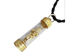 HEAVENS TVCZ Thai Buddha Amulet Ai Khai Kuman Thong Siam Takrut Color Prayer Holy Magic Buddhist Blessed Famous Kumanthong Thailand Famous Lucky Gambling Pendant Attract Money, Gamble, Lucky 1.50 x 0.50 inches