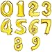 Produktbild Falliback Decoration Balloon Gold Digit Foil Balloons Number Helium Balloon Wedding Birthday Balloon Party Supplies Decoration 32 inch All numer