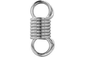 Aoneky Heavy Duty Punching Bag Spring - 300lb Capacity All-Steel Construction with Vibration Absorption, Top/Bottom Mount for 75-300lbs Boxing Bags (Safety Locked Ends)​