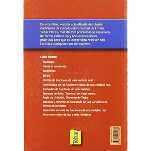 Problemas cálculo infinitesimal