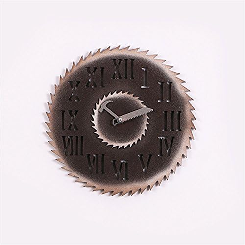Maivasyy Metal Gear Wall Clock Creative Minimalist Modern Living Room Quiet Quartz Clock, 40 * 40Cm