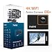 Produktbild BUG-L Sport Kamera, 4K 60M Tiefe Wasserdichte WiFi Ultra HD Kamera 12MP, 170 Grad Weitwinkel 2,0 Zoll Anzeige, UnterstüTzung 64G SD Card