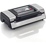 Laica VT3120 Macchina Sottovuoto per Alimenti, Automatica, Doppia Pompa, Acciaio, 20L/min, Larghezza massima sacchetti 30 cm 
