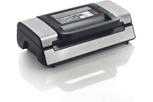 LAICA VT3120 Macchina Sottovuoto Professionale - Adatta per Tutti i Tipi di Alimenti - Funzione Marinatura Rapida, Mantiene i Cibi Freschi fino a 5 Volte Più a Lungo - 2 Rotoli per Sottovuoto Inclusi