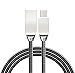 Produktbild USB Type-C Kabel zu USB 2.0 (3.3ft) Schwarz Legierungs-Verbindungsstücke Metallfeder Kabel für Essential PH-1