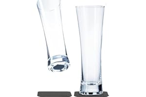 SILWY EINFACH ANZIEHEND. silwy® bicchieri magnetici bicchieri di cristallo fine con magneti perfettamente integrati e sottobicchieri in nano-gel metallico (birra // 0,3 litri)