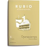 Cuaderno Operaciones 1 | RUBIO | Sumas sin llevar. +6 a&ntilde;os | 9788485109500