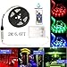 Produktbild VENMO Batteriebetriebener Streifen 5050 2M imprägniern RGB 60 LED 5V mit Rf-Prüfer LED Strip Streifen LED Lichtband led stripes LED Lichtleiste Wasserdicht mit Fernbedienung für Wandschrank Esszimmer Decke Bett Balkon Bar Party Schlafzimmer [Energieklasse A+] (Black)