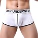 Produktbild Sammoson Boxershorts Unterwäsche Herren Erotik Wäsche Unterhosen Männer Boxer Briefs String Tanga Underwear Men Elastisch Weiche Baumwolle Reine Farbe Unterhose Slip