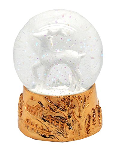Minium Collection 20050 Snow Globe Deer Christmas with Music Box 140mm height