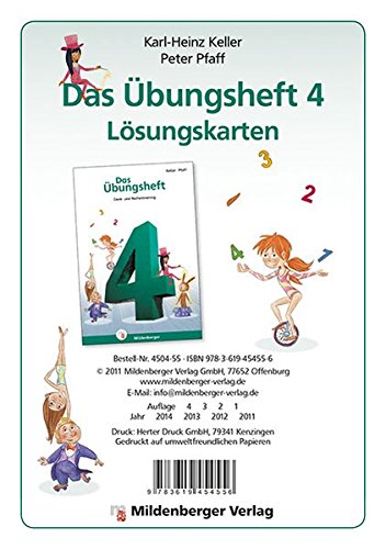Pdf Das Ubungsheft Mathematik 4 Losungskarten Zur Selbstkontrolle Epub Ceolmundyase
