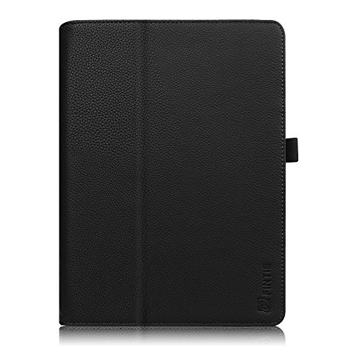 Fintie Odys Winpad 10 / Lenovo Miix 300 10.1 Hülle – Slim Fit Folio Premium Kunstleder Tastatur Ständer Schutzhülle Case Cover Tasche mit Ständerfunktion für Odys Winpad 10 2in1 / Lenovo Miix 300 (10,1 Zoll) Tablet-PC, Schwarz - 3