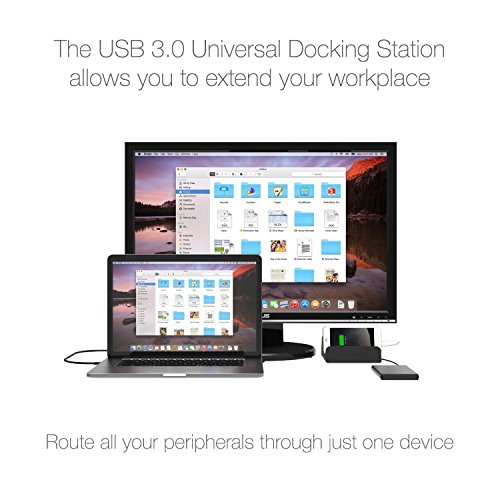 Sabrent USB 3.0 Universal-Dockingstation mit Ständer für Tablets und Laptops unterstützt Windows & Mac (DS-RICA) - 7