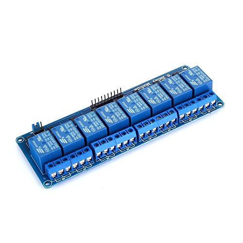 tinxi® 8 Kanal Relais Modul 5V DC 230V Optokoppler passend für Arduino Raspberry Pi - 3