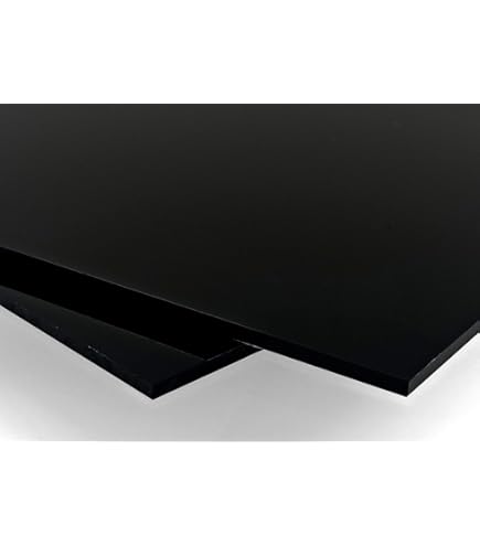 10 stuks acrylplaten, zwarte acrylplaten, 2 mm dik, kunststof platen, acrylplaat zwarte acrylplaat voor display, fotolijst, schilderen, projecttentoonstelling (20 x 15 cm