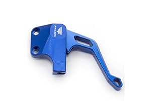 NICEDOLL Levier de frein de stationnement CNC ATV pour Raptor 125 250 360 660 700 YFM125R YFM250R YFM360R YFM660R YFM700R YFZ450 YZF450R 2004-2021 Aluminium bleu