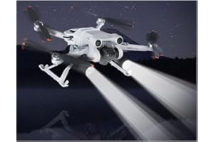 Fenmaru Luce di volo notturna ricaricabile/carrello di atterraggio esteso compatibile con DJI Mini 3 Pro (Night flight light)